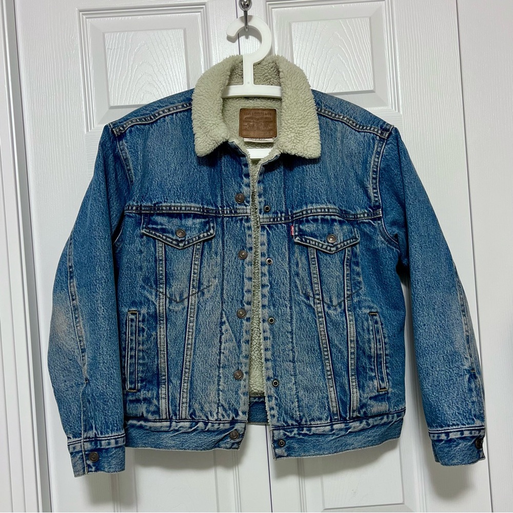 Levi’s Denim Sherpa Jacket